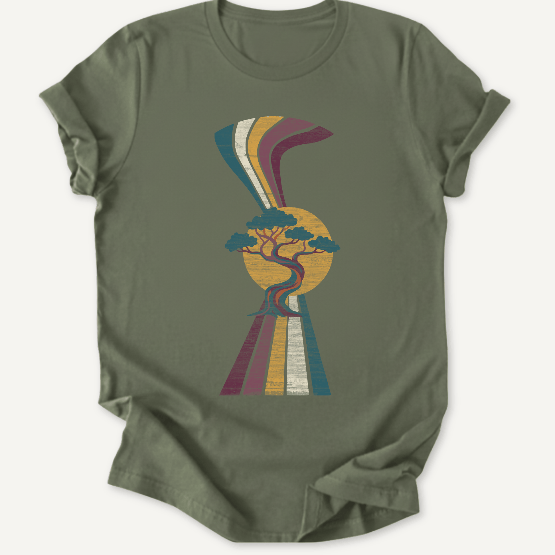 Printify T-Shirt Military Green / S Ancient Juniper