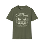 Printify T-Shirt Military Green / S Campfire Social Club T-Shirt