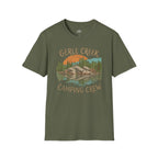 Printify T-Shirt Military Green / S Camping Crew JOE