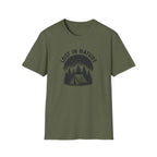 Printify T-Shirt Military Green / S Camping in Nature T-Shirt