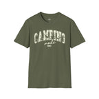 Printify T-Shirt Military Green / S Camping Mode on