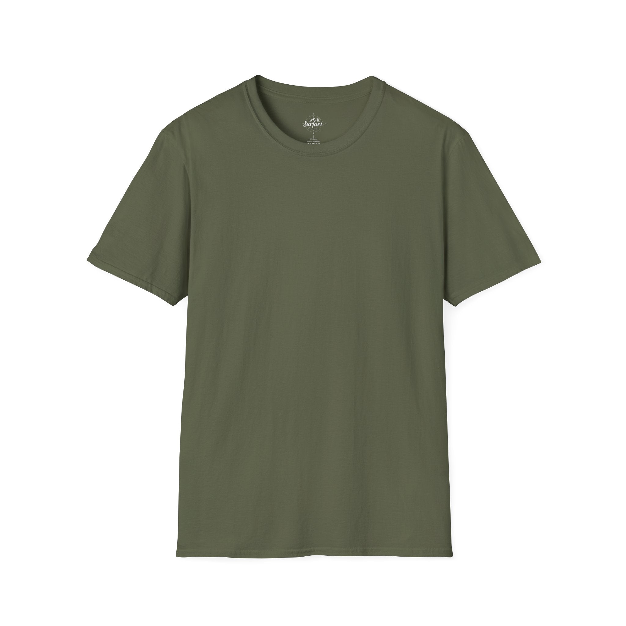 Printify T-Shirt Military Green / S Classic White T-Shirt