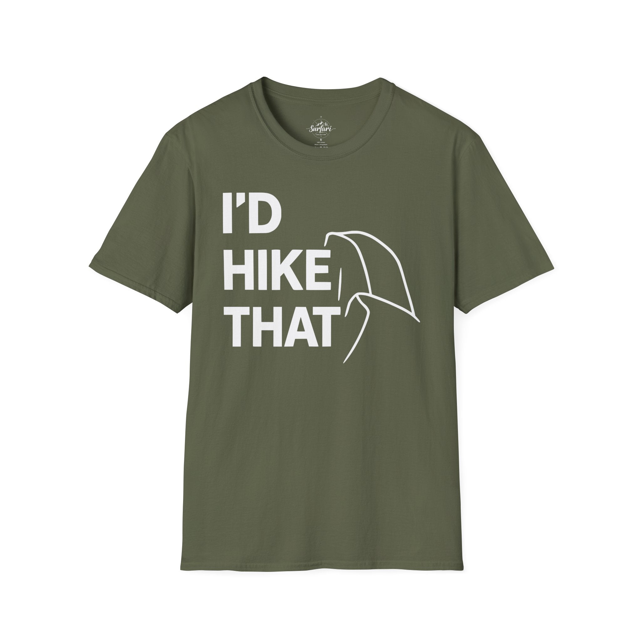 Printify T-Shirt Military Green / S Copy of I'd Hike That, Half Dome