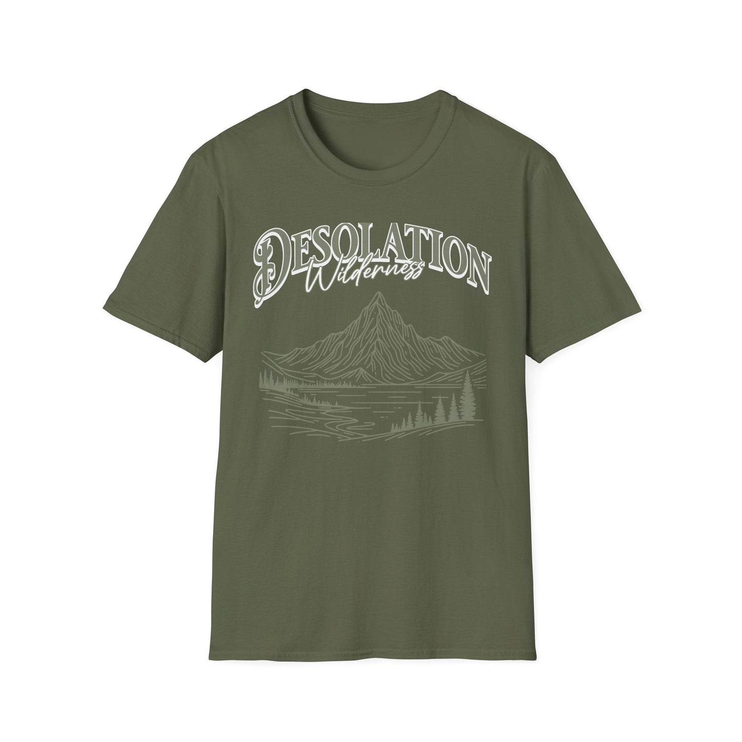 Printify T-Shirt Military Green / S Desolation Wilderness