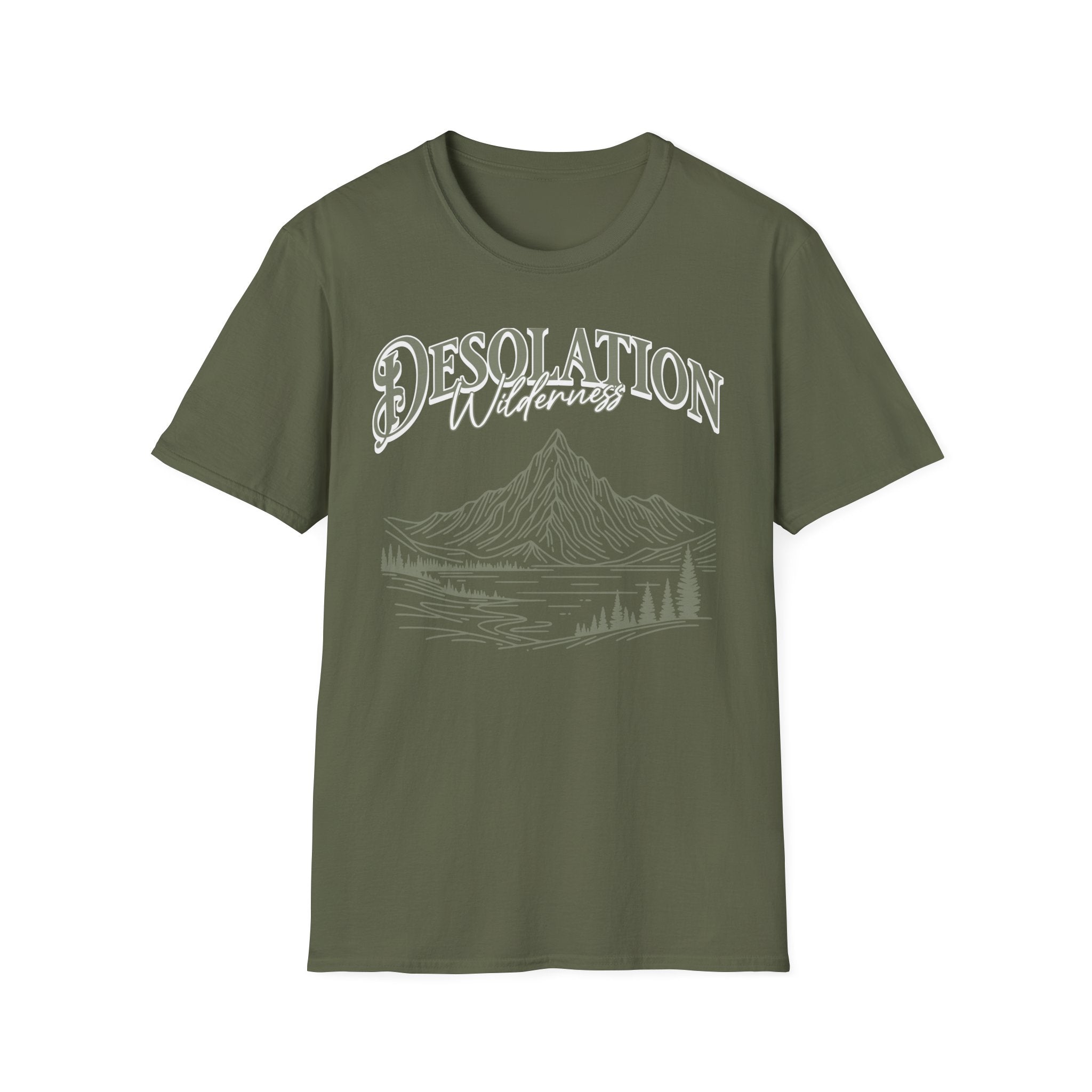 Printify T-Shirt Military Green / S Desolation Wilderness