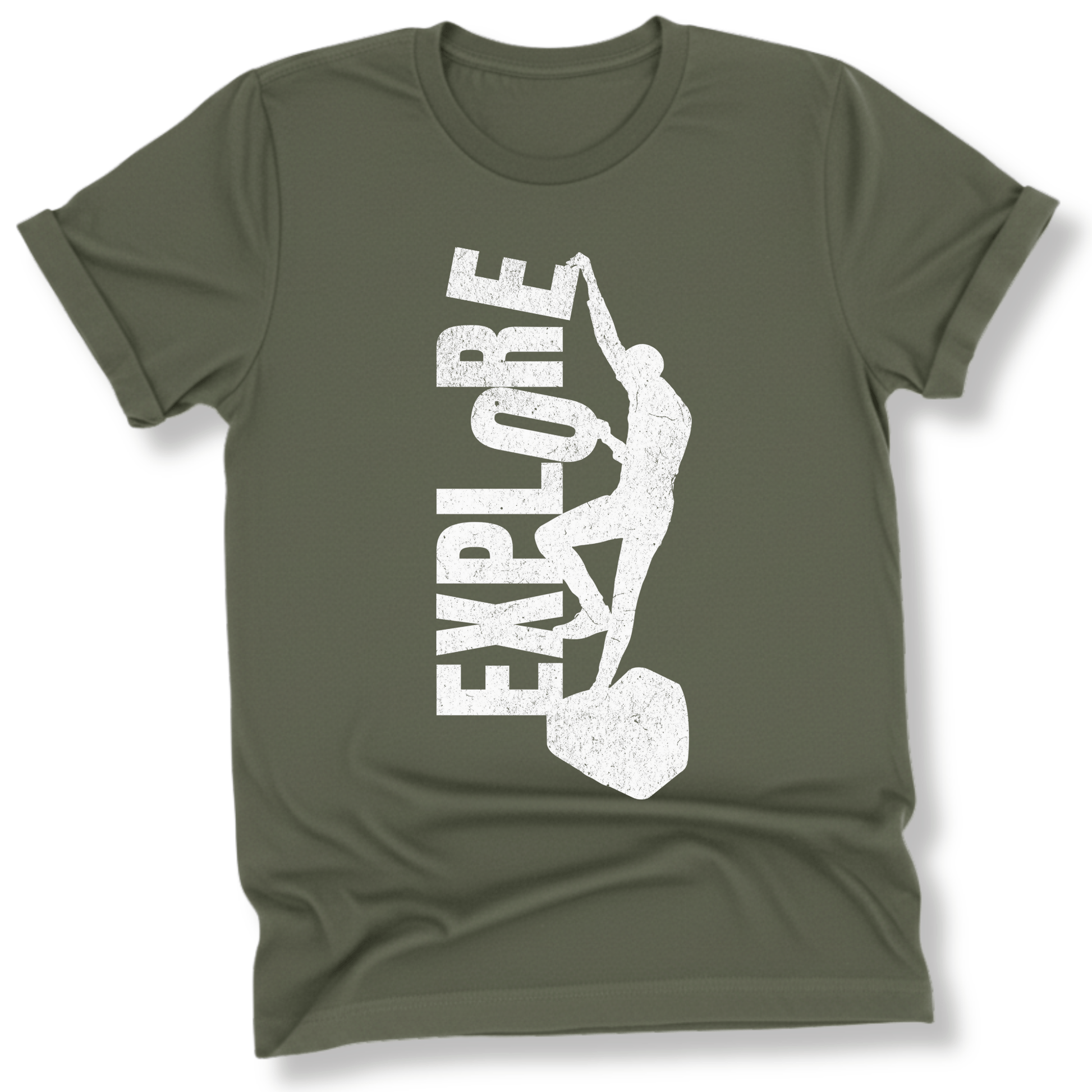 Printify T-Shirt Military Green / S Explore More