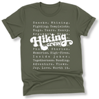 Printify T-Shirt Military Green / S Family Hiking Crew