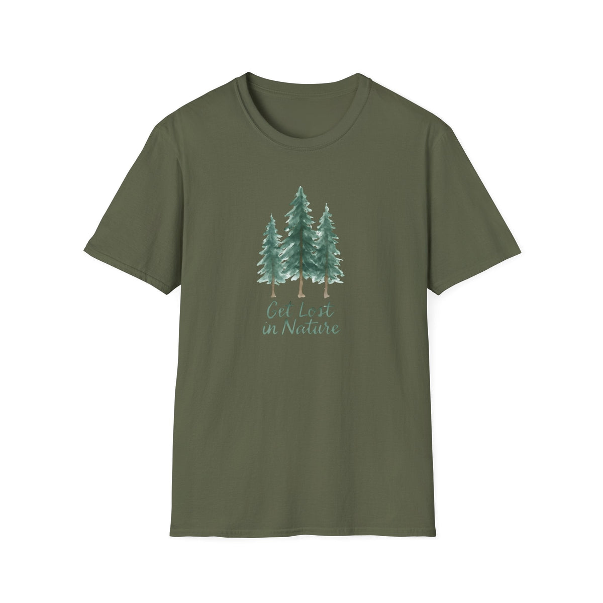 Printify T-Shirt Military Green / S Get Lost in Nature T-Shirt