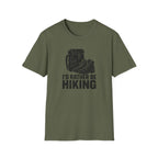 Printify T-Shirt Military Green / S Glittery Backpack Silhouette T-Shirt
