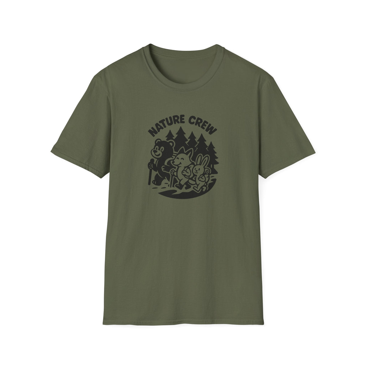 Printify T-Shirt Military Green / S Group of people T-Shirt