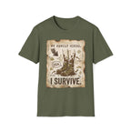 Printify T-Shirt Military Green / S Hikes i Survive