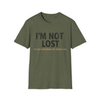 Printify T-Shirt Military Green / S I'm Not Lost