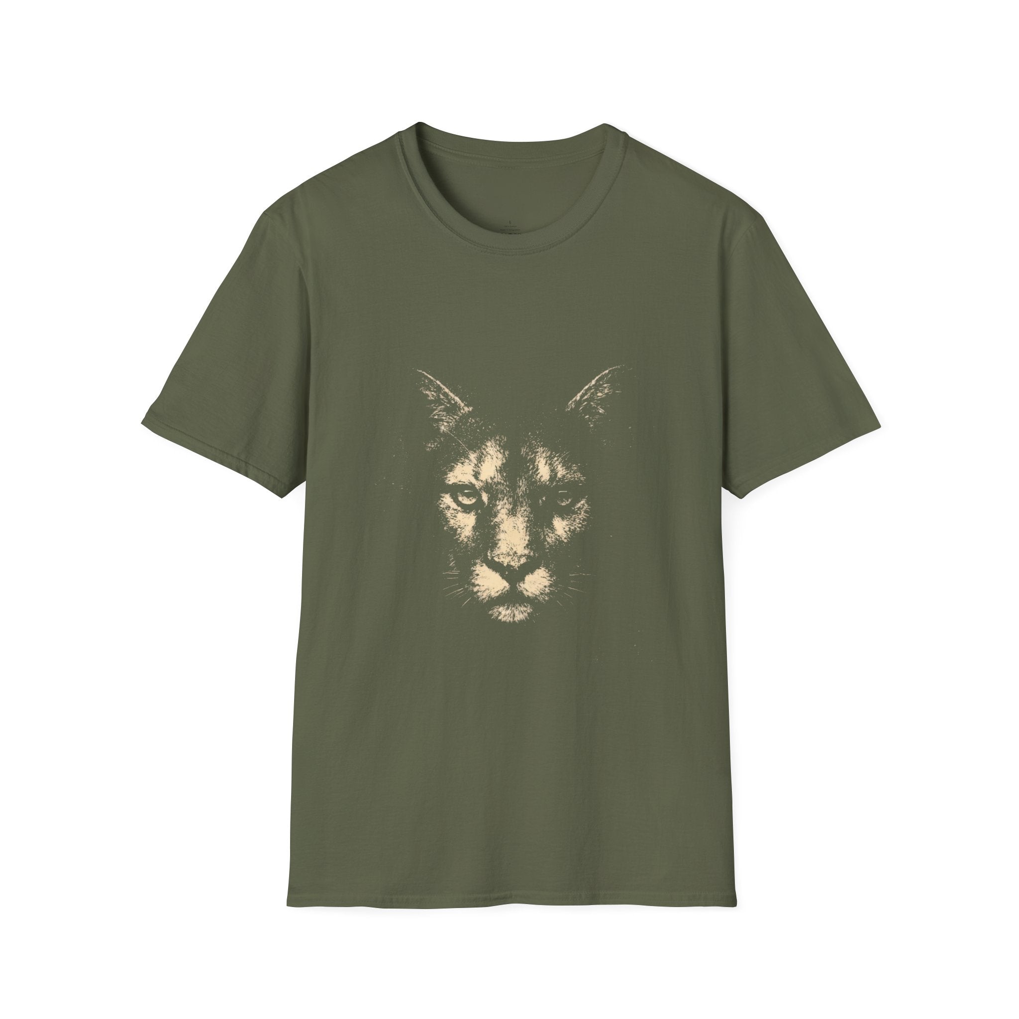 Printify T-Shirt Military Green / S Lion