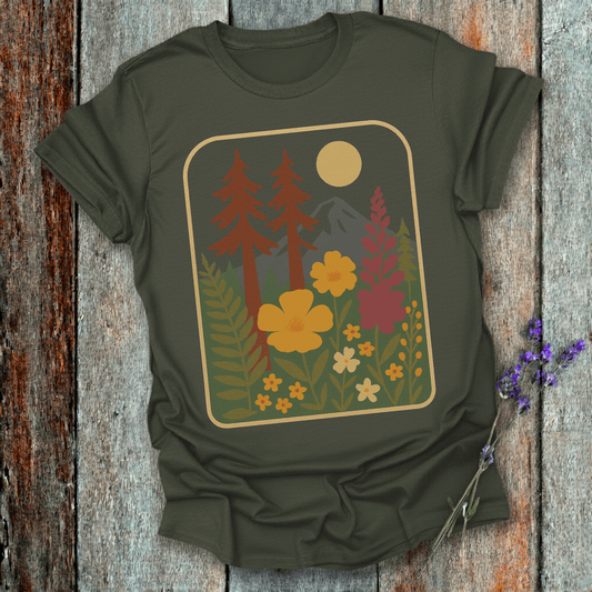 Printify T-Shirt Military Green / S Nightsky