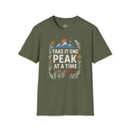 Printify T-Shirt Military Green / S One peak at a time