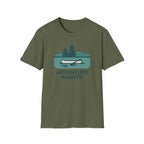 Printify T-Shirt Military Green / S Outdoor Adventure Awaits T-Shirt