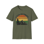 Printify T-Shirt Military Green / S Pee Outside