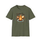 Printify T-Shirt Military Green / S S'more Fun Campfire T-Shirt
