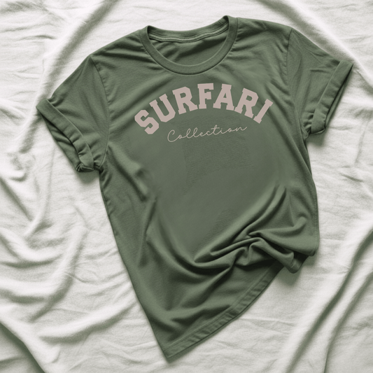 Printify T-Shirt Military Green / S Surfari Collection