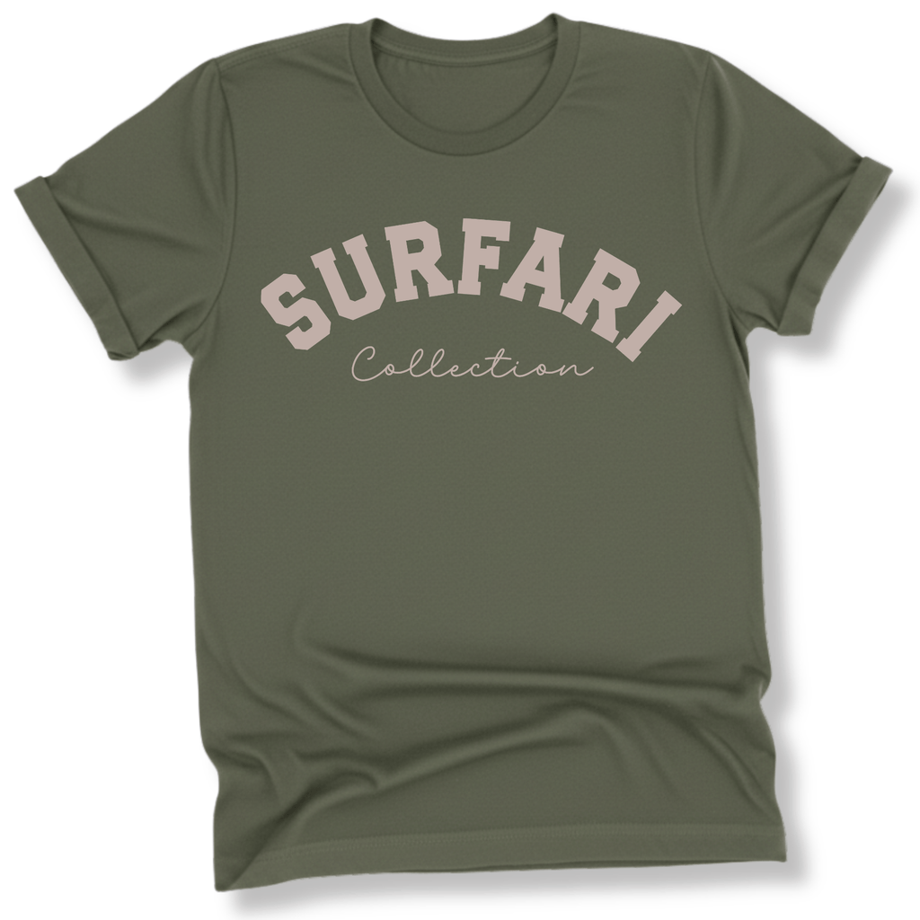 Printify T-Shirt Military Green / S Surfari Collection