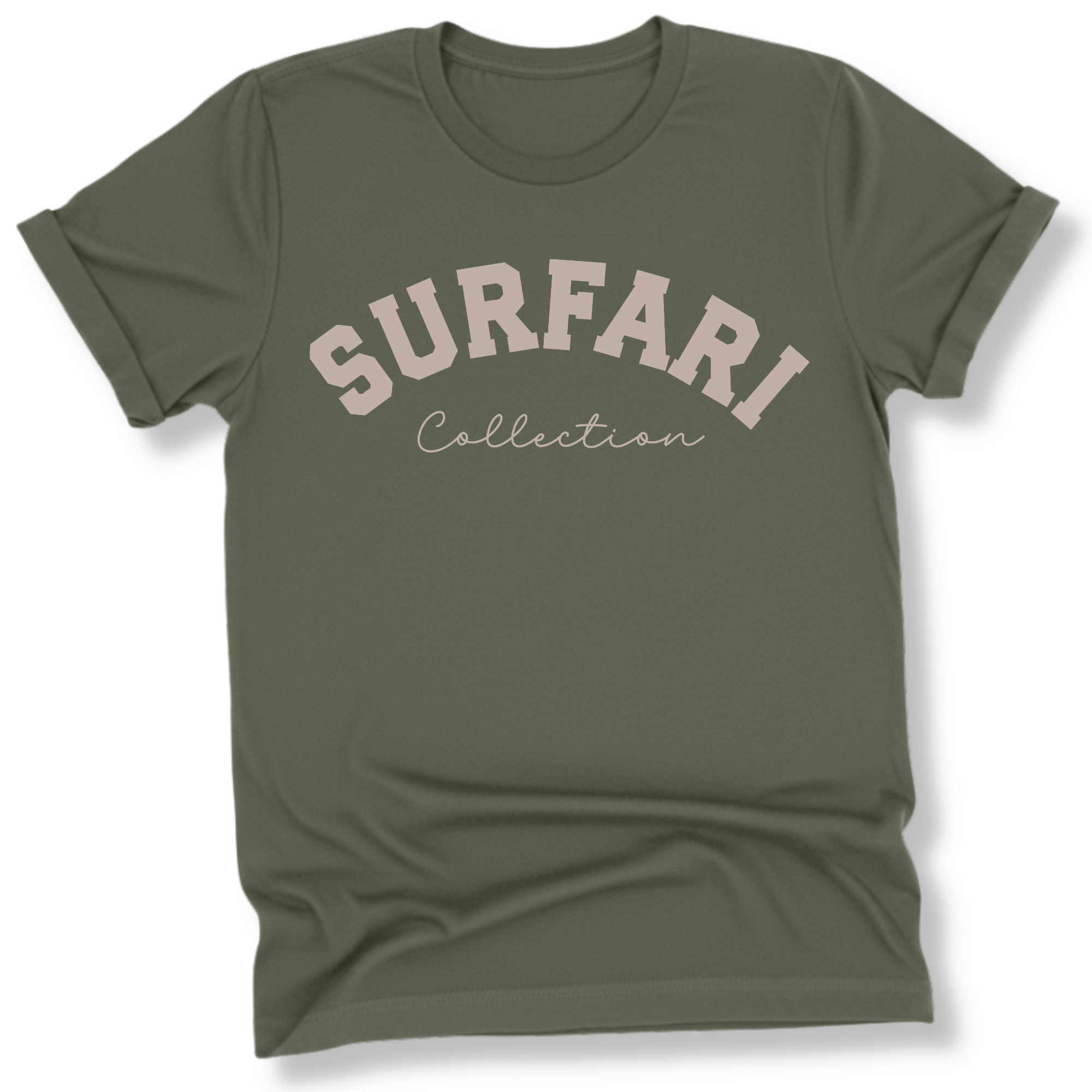 Printify T-Shirt Military Green / S Surfari Collection
