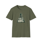 Printify T-Shirt Military Green / S Take a Hike T-Shirt