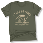 Printify T-Shirt Military Green / S Trail Etiquette Club