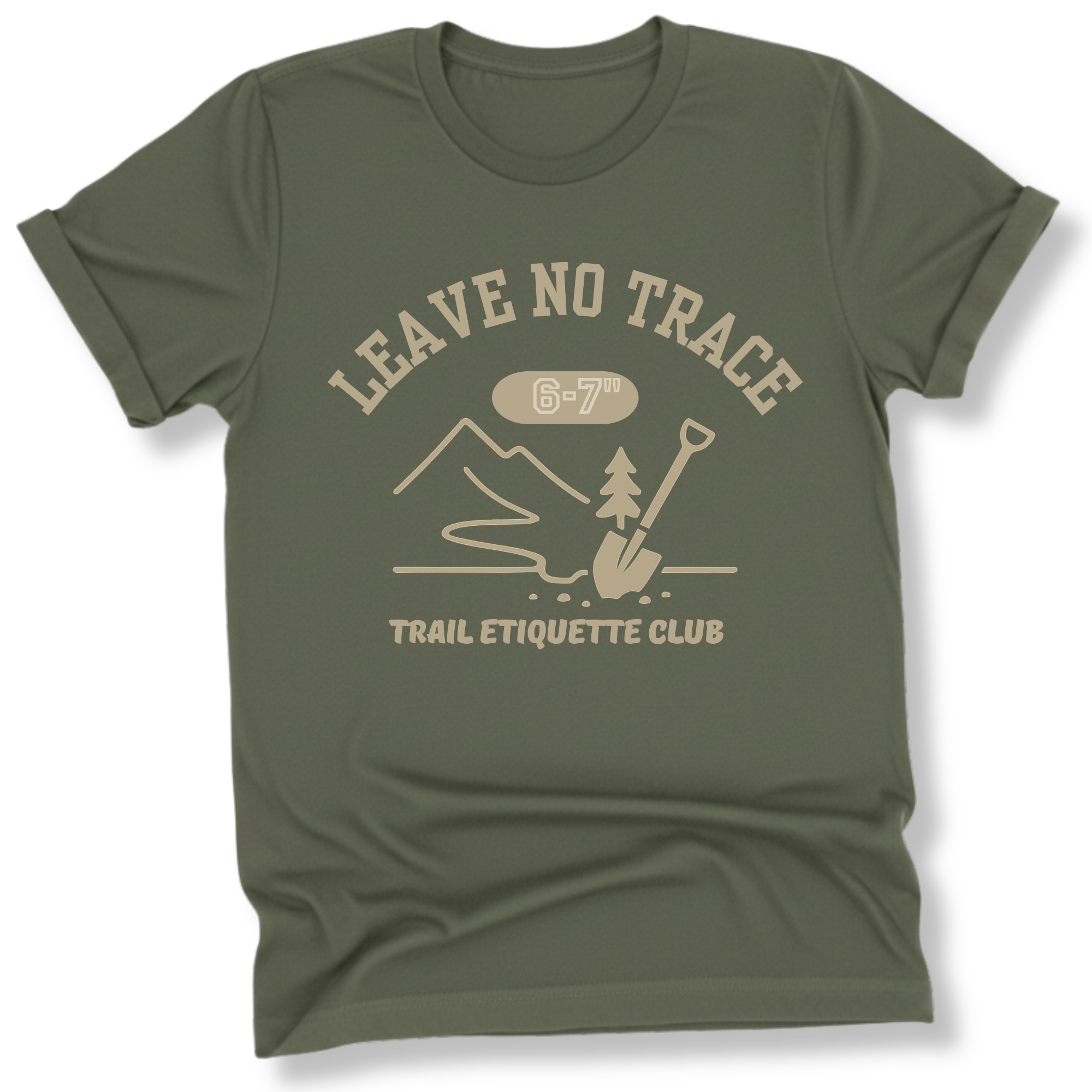 Printify T-Shirt Military Green / S Trail Etiquette Club