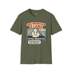 Printify T-Shirt Military Green / S Trump Hikes - This Mountain is Lame