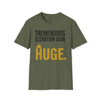 Printify T-Shirt Military Green / S Trump Hikes - Tremendous Elevation Gain