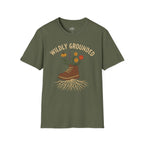 Printify T-Shirt Military Green / S Wildly Grounded