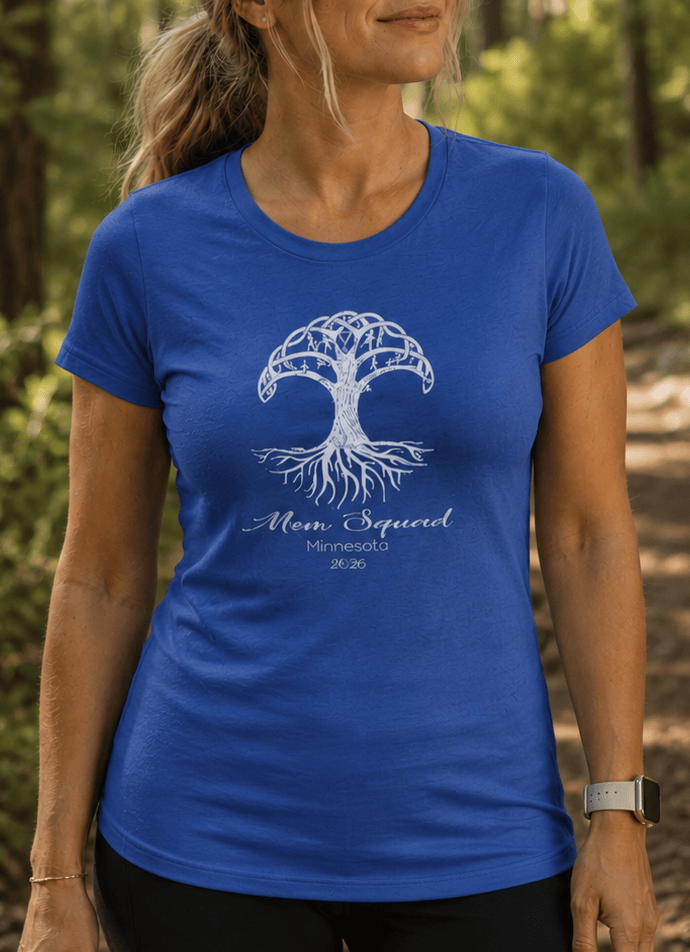Printify T-Shirt Mom Squad  Womens Favorite Shirt