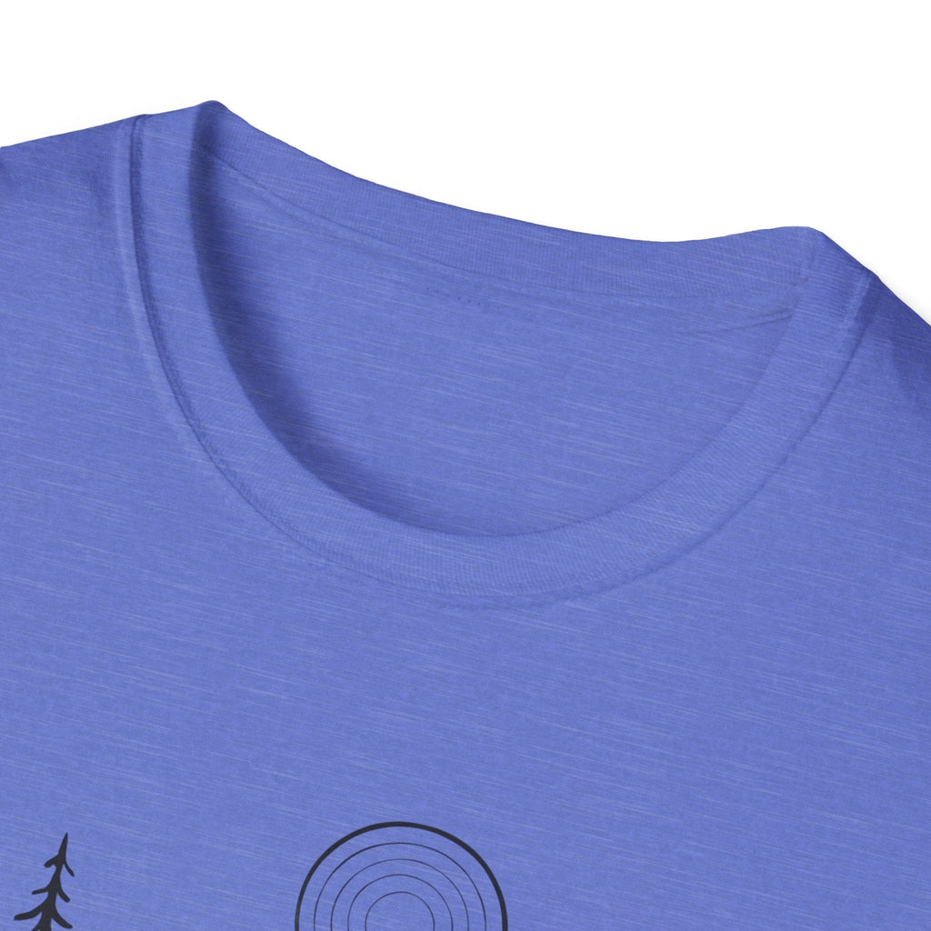 Printify T-Shirt Moonlit Mountain Landscape T-Shirt