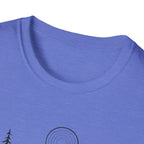 Printify T-Shirt Moonlit Mountain Landscape T-Shirt