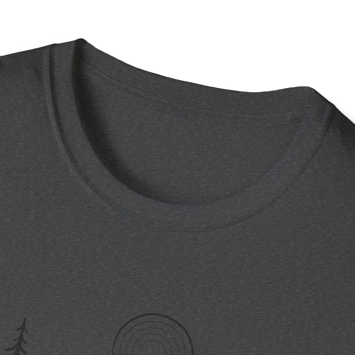 Printify T-Shirt Moonlit Mountain Landscape T-Shirt