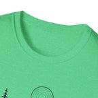 Printify T-Shirt Moonlit Mountain Landscape T-Shirt
