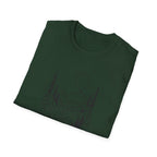 Printify T-Shirt Moonlit Mountain Landscape T-Shirt