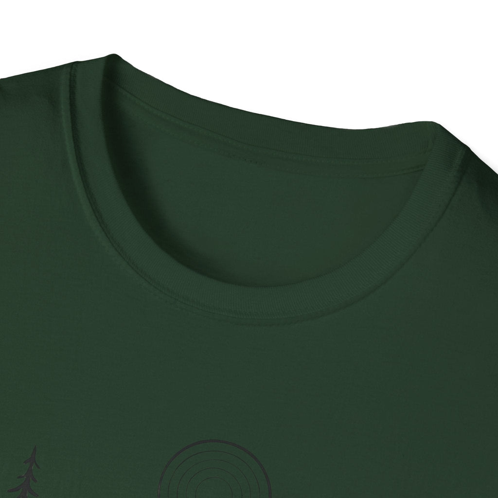 Printify T-Shirt Moonlit Mountain Landscape T-Shirt