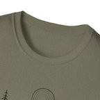 Printify T-Shirt Moonlit Mountain Landscape T-Shirt