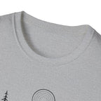 Printify T-Shirt Moonlit Mountain Landscape T-Shirt