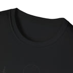 Printify T-Shirt Moonlit Mountain Landscape T-Shirt