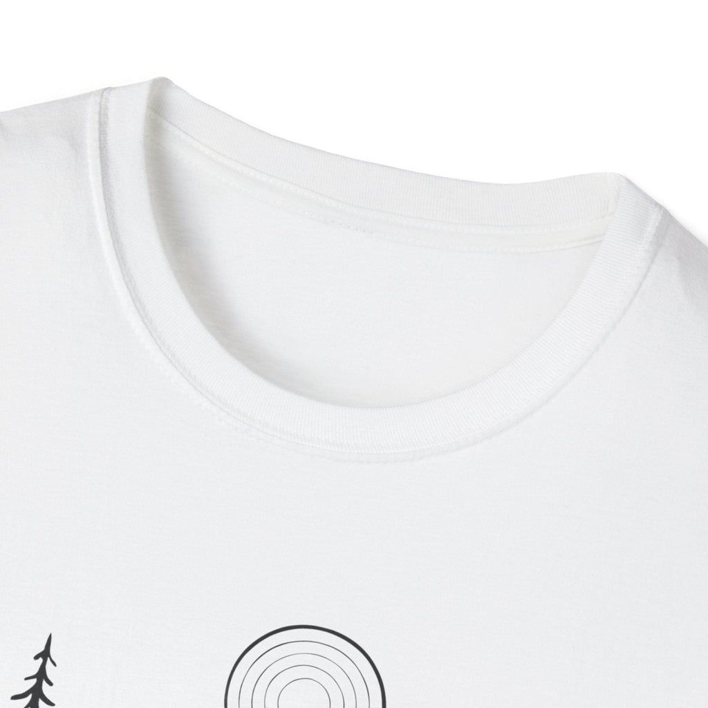 Printify T-Shirt Moonlit Mountain Landscape T-Shirt