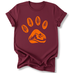 Printify T-Shirt Mountain Dog paw print