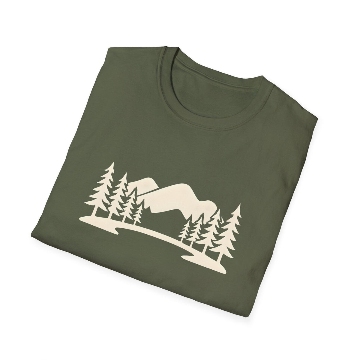 Printify T-Shirt Mountain Lake Landscape T-Shirt