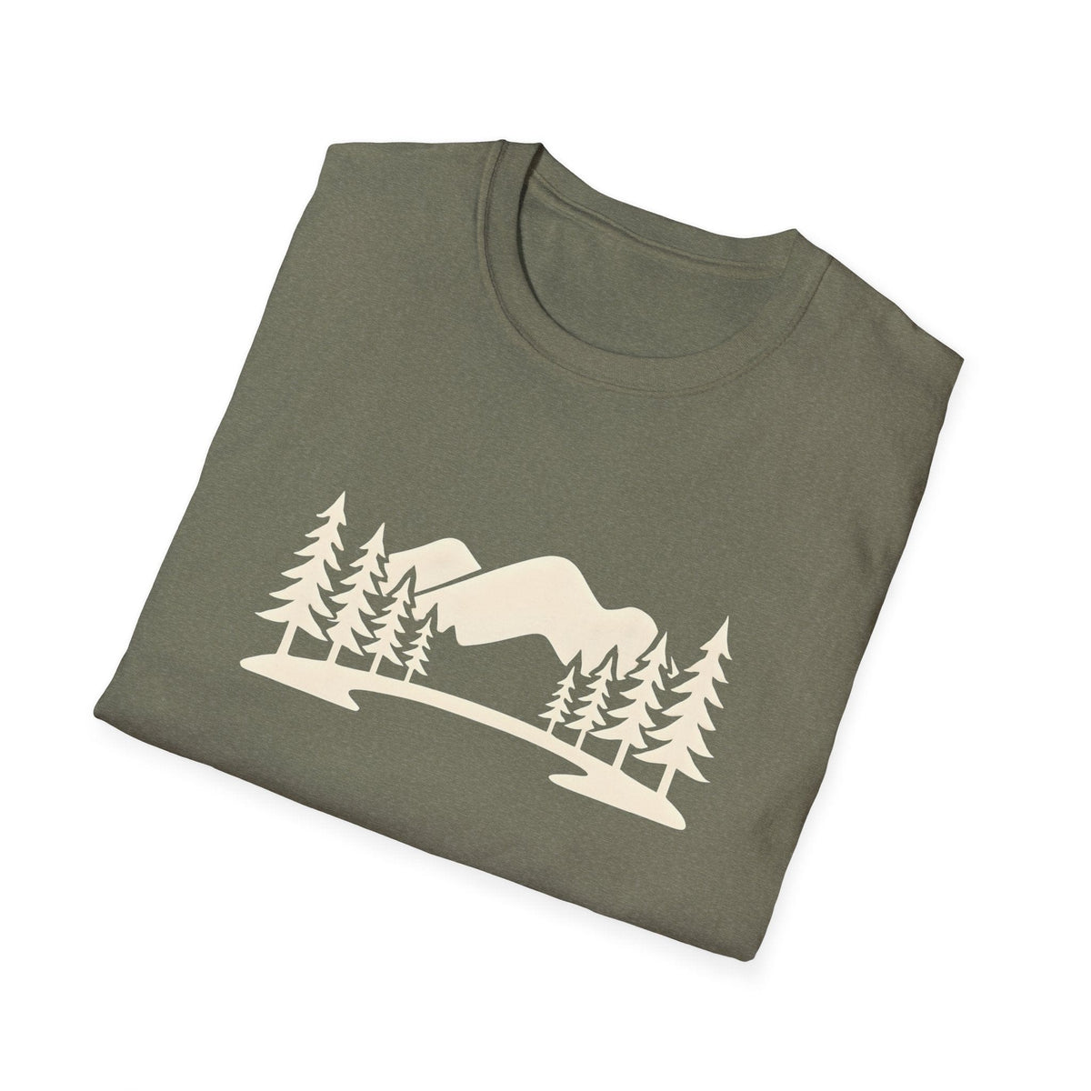Printify T-Shirt Mountain Lake Landscape T-Shirt