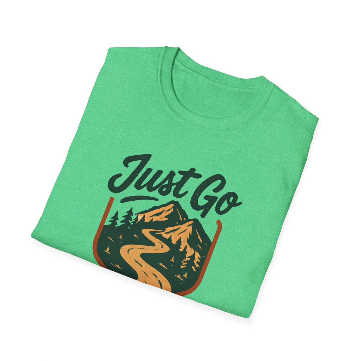 Printify T-Shirt Mountain River Logo T-Shirt