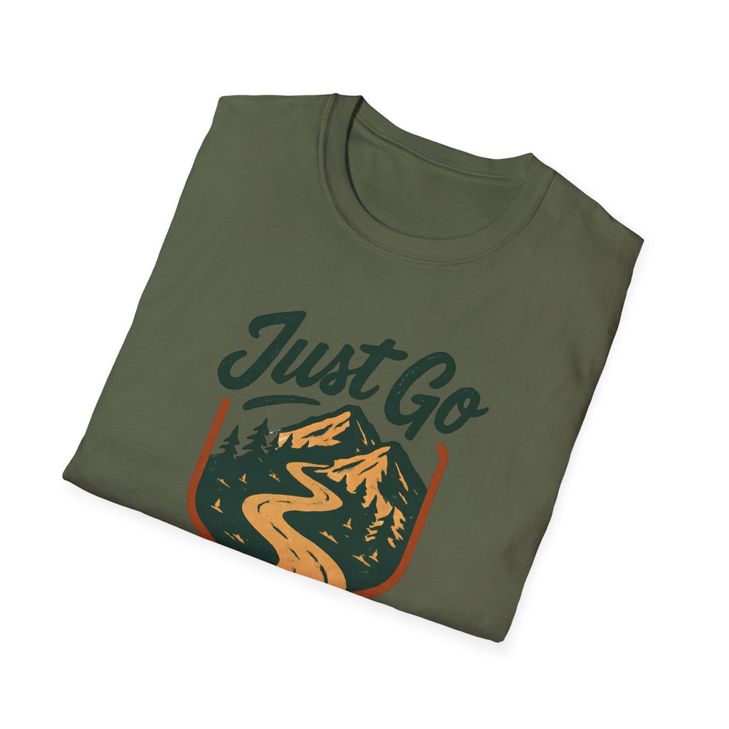 Printify T-Shirt Mountain River Logo T-Shirt