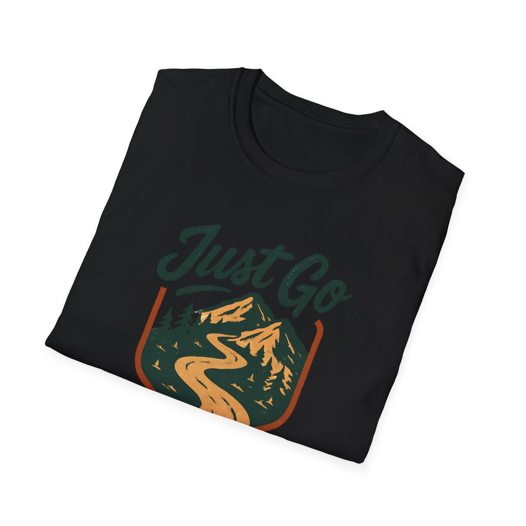 Printify T-Shirt Mountain River Logo T-Shirt
