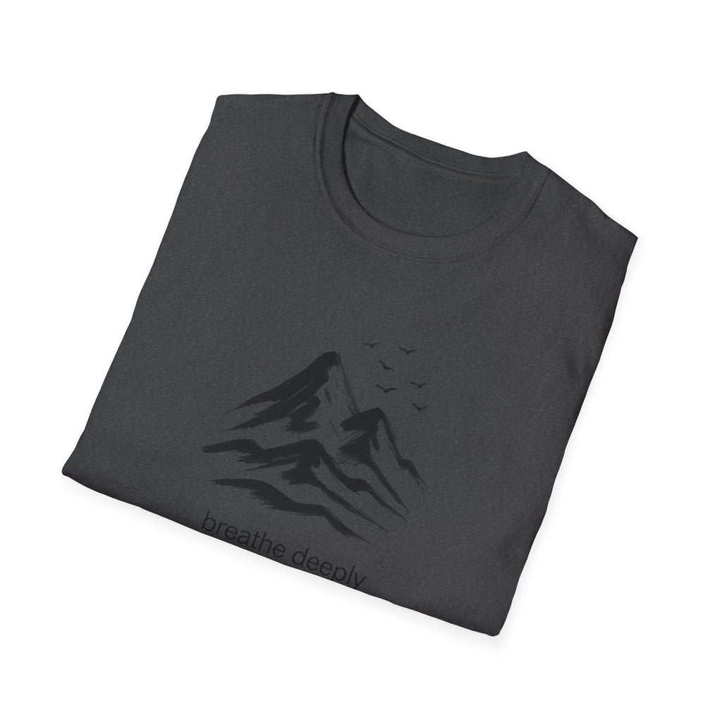 Printify T-Shirt Mountains and birds T-Shirt