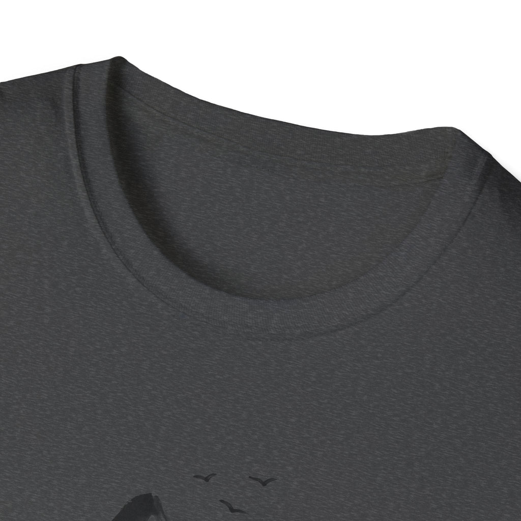 Printify T-Shirt Mountains and birds T-Shirt